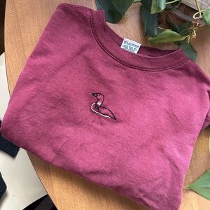 Vintage Embroidered Loon Cotton Long Sleeve
